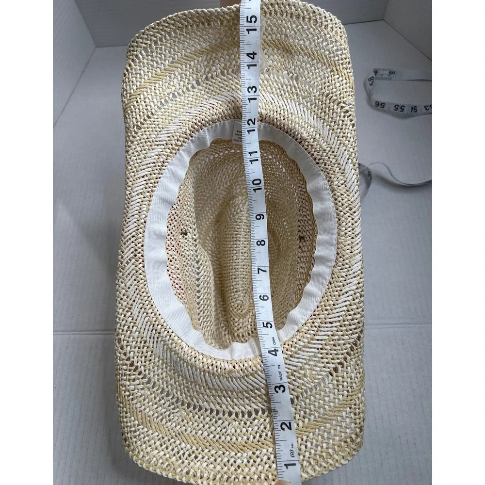 Faded Glory‎ NWT Women's Straw Western Cowboy/Cowgirl  Hat Very Nice Y2K